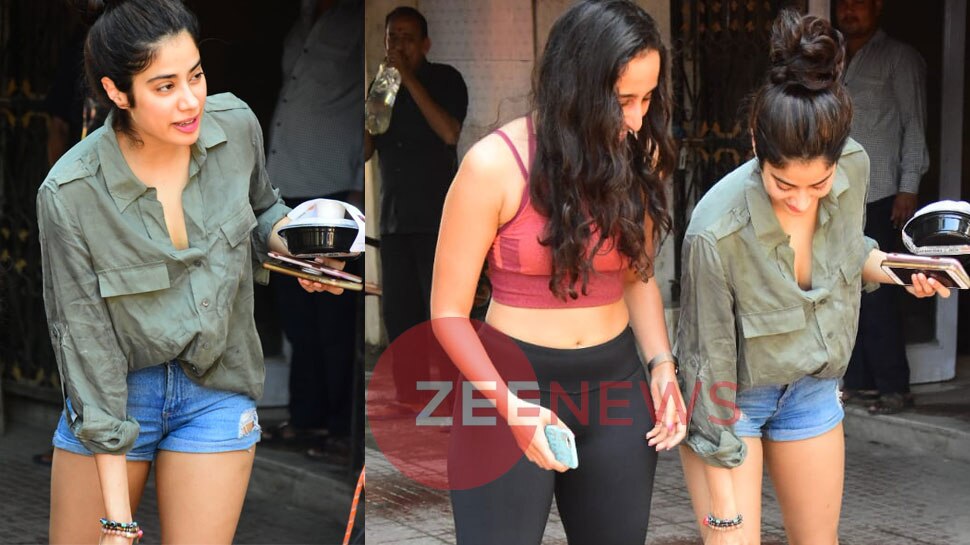 जिम के बाहर हुईं स्पॉट Janhvi Kapoor