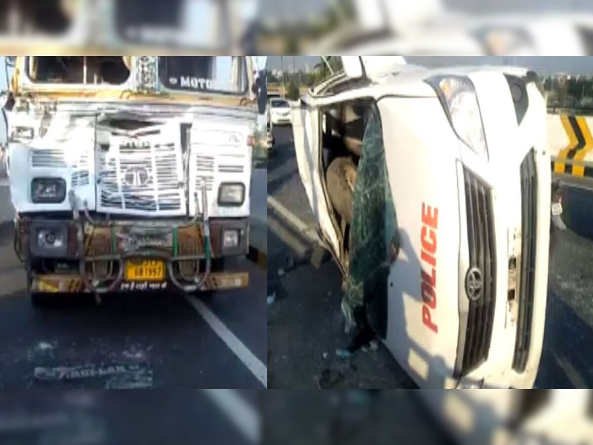 बिक्रम सिंह मजीठिया के काफिले की पायलट कार की ट्रक से भिड़ंत, 1 जवान की मौत, 4 घायल