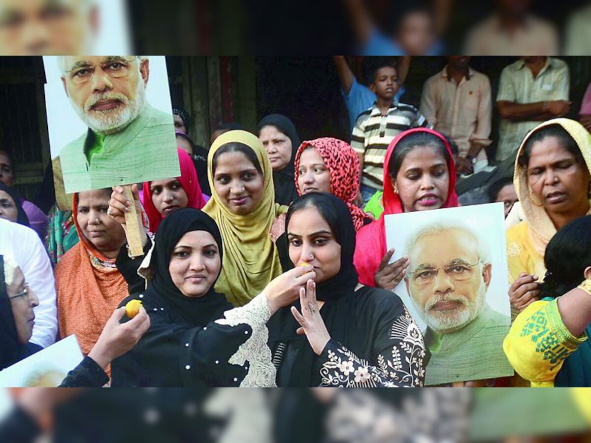 तीन तलाक भारत में खत्म होने पर मुस्लिम महिलाएं पीएम मोदी की फैन बन गई हैं. फाइल तस्वीर