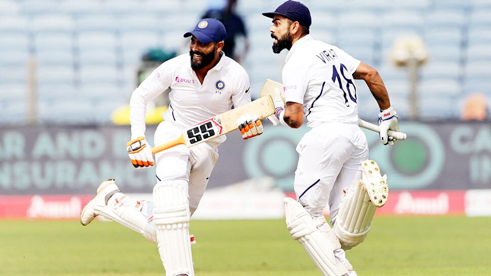 INDvsSA: जडेजा के ‘नर्वस नाइंटीज’ का शिकार होते ही भारत ने घोषित की पारी, विराट का दोहरा शतक