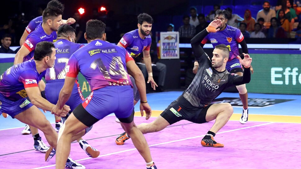 PKL 2019: दबंग दिल्ली ने यू मुंबा के साथ खेला रोमांचक टाई, लीग मैचों में रही टॉप पर