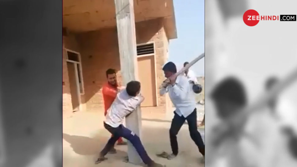 गेहूं चोरी के आरोप में युवक को जमकर पीटा, फिर दबंगों ने वायरल कर दिया VIDEO