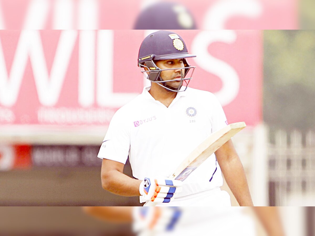 रोहित शर्मा ने दक्षिण अफ्रीका के खिलाफ तीसरे टेस्ट में लुंगी एंगिडी की गेंद पर छक्का जड़कर दोहरा शतक पूरा किया. (फोटो: ANI) 