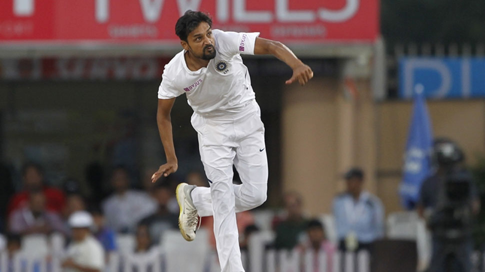 नदीम ने लिया करियर का पहला विकेट Maiden wicket of Nadeem