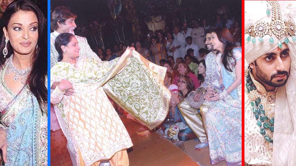 शादी में करीबी लोग हुए थे शामिल Aishwarya Rai wedding photos