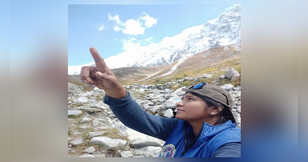 Female Climber Radha Rajaura of Kota Reached Height of 12500 feet ...