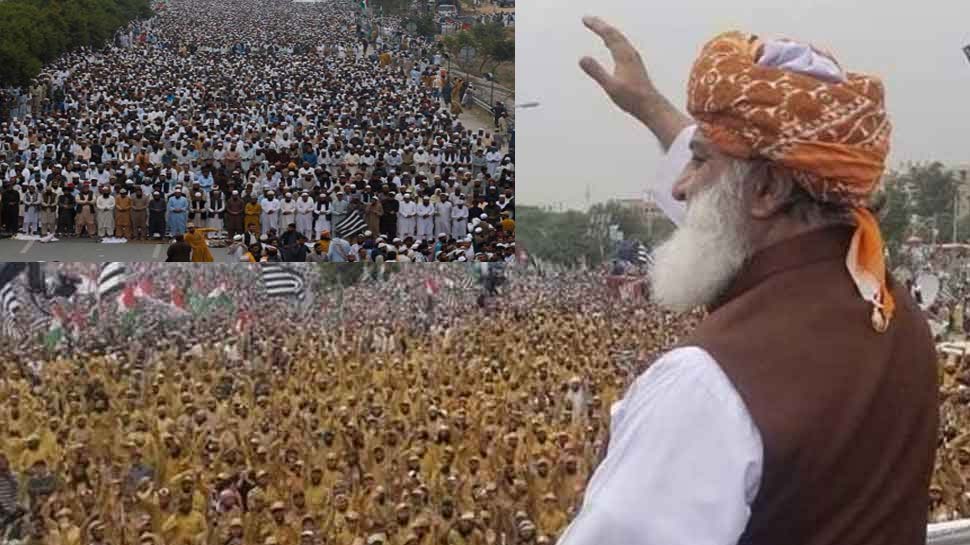 इमरान के गले की फांस बने हुए हैं मौलाना, पाकिस्तान के सड़कों पर उतर आया हुजूम
