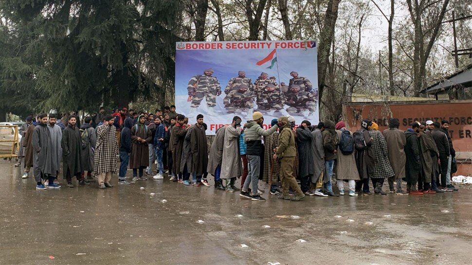 जम्मू कश्मीर में BSF और CISF की भर्ती कैंप, युवाओं में भारी उत्साह