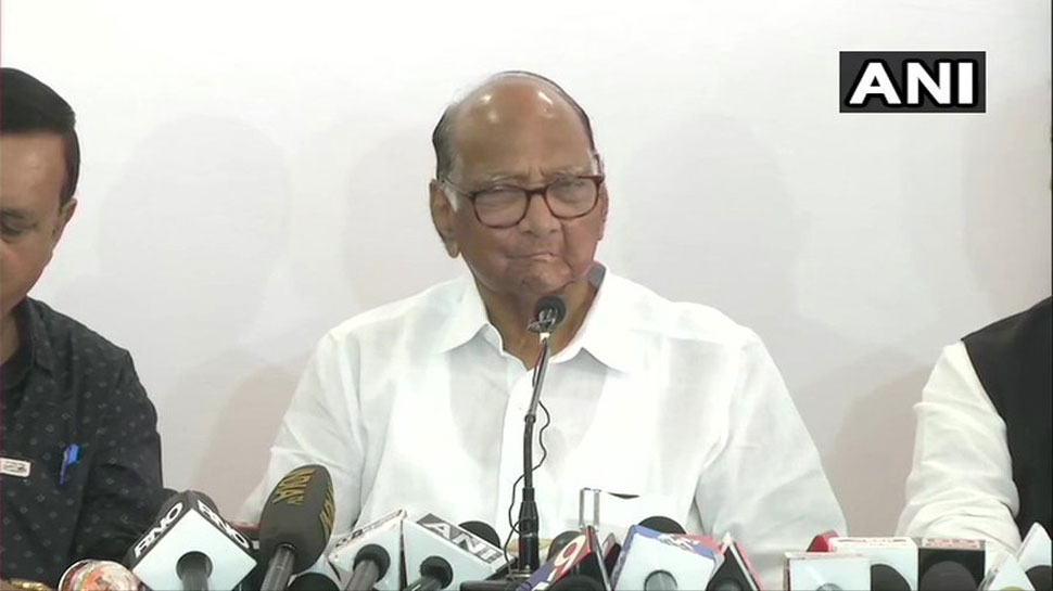 NCP प्रमुख शरद पवार ने कहा, 'महाराष्ट्र में गठबंधन सरकार बनेगी और 5 साल तक चलेगी'