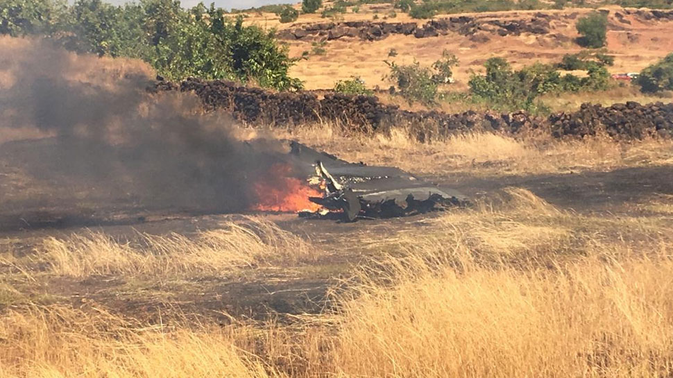 गोवा: इंजन में आग लगने से फाइटर एयरक्राफ्ट MiG-29K क्रैश, ट्रेनिंग के लिए भरी थी उड़ान