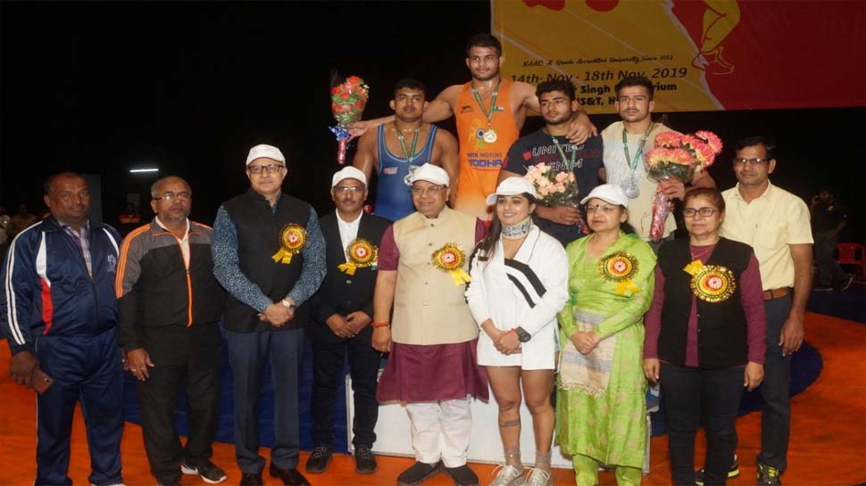 हिसार: गुरु जंभेश्वर यूनिवर्सिटी में कुश्ती के महादंगल का समापन, ये रहे विजेता
