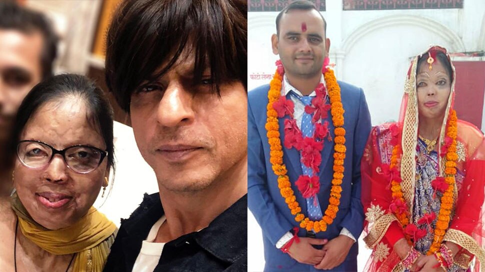 एसिड अटैक पीड़िता की शादी पर शाहरुख खान ने की मदद, दरियादिली के कायल हुए फैंस