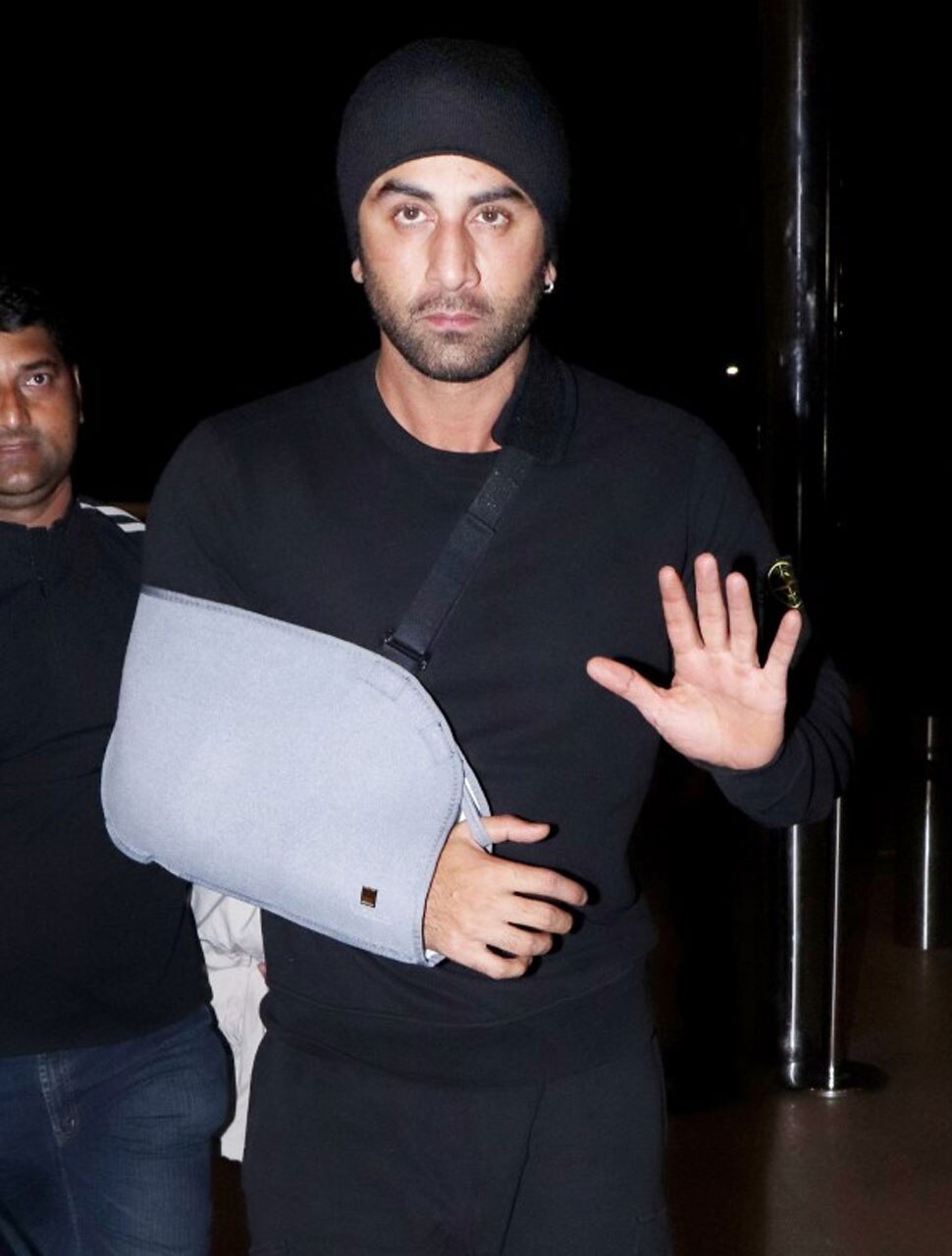 कैसे लगी चोट! Ranbir Kapoor and Alia Bhatt