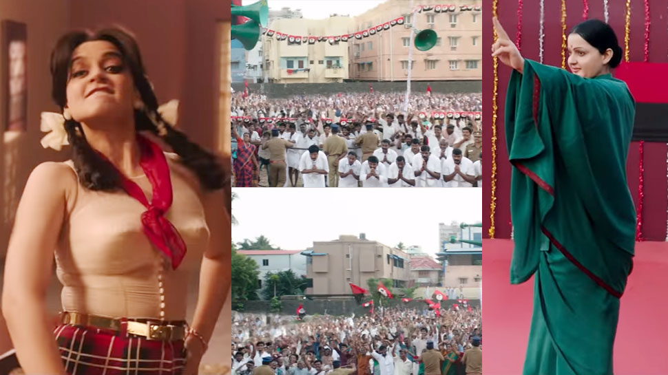 सामने आया 'थलाइवी' का पहला VIDEO, लोगों ने कहा- 'मेकअप करना भूल गईं कंगना'