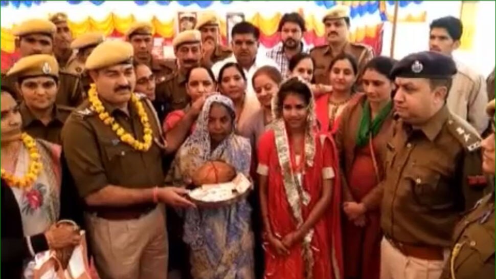 बीकानेर पुलिस ने निभाया मामा का फर्ज, गरीब की बेटी का 'मायरा' भरकर किया विदा