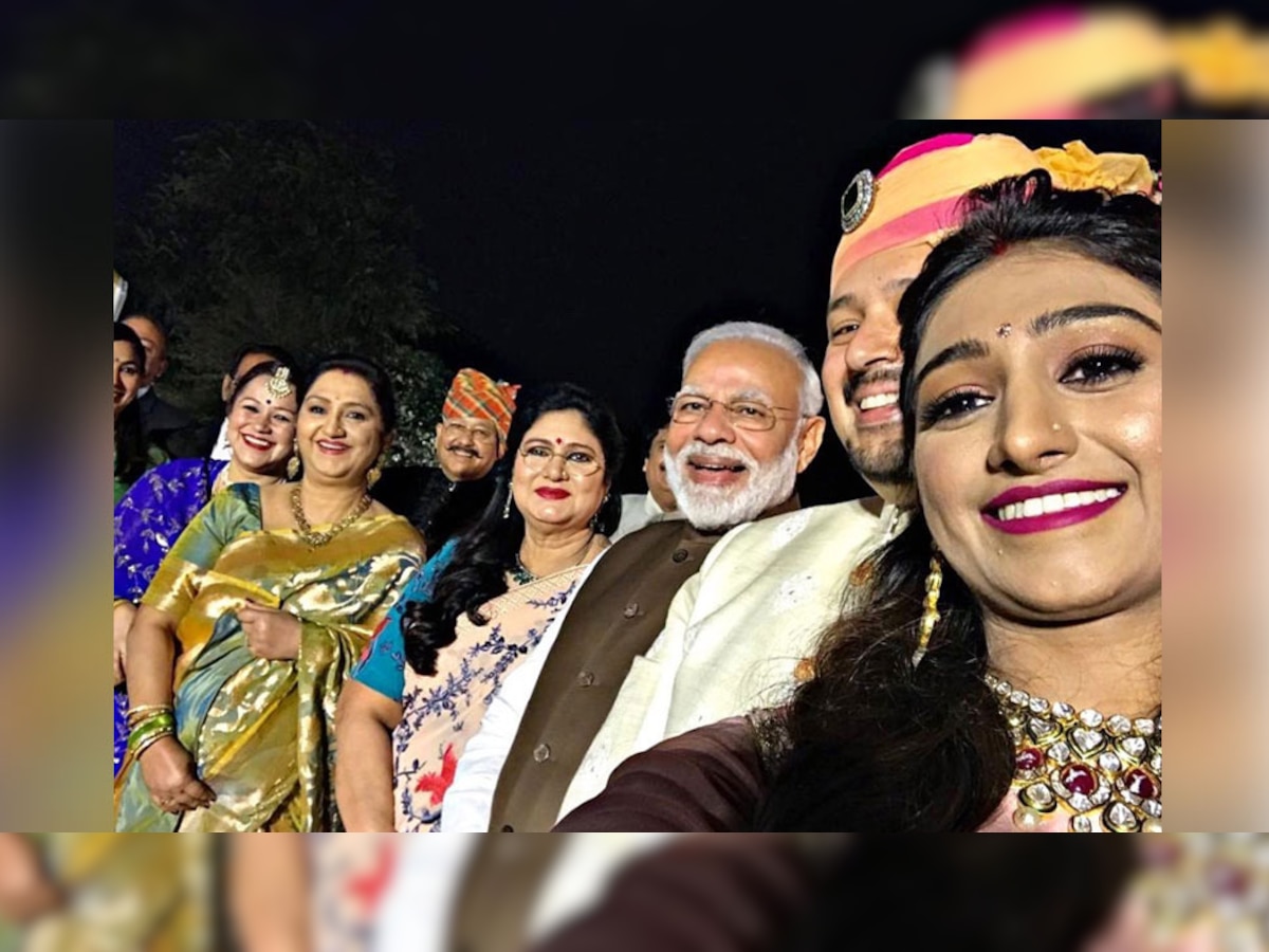 राजकुमारी मोहेना कुमारी की शादी के रिसेप्शन में पहुंचे पीएम मोदी, Viral हुई Photo