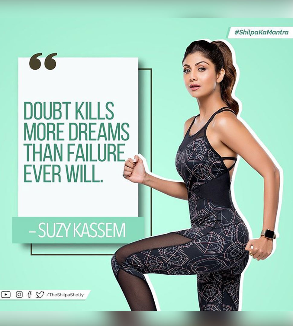 इंस्टग्राम एकाउंट पर भी फिटनेस मंत्र Shilpa Shetty's fitness app wins in 2019 Google Play Awards