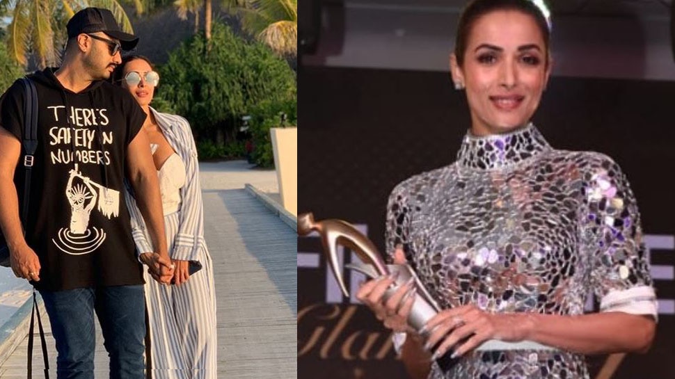 Malaika Arora Blushes As Arjun Kapoor’s Picture Pops Up Behind Her ...