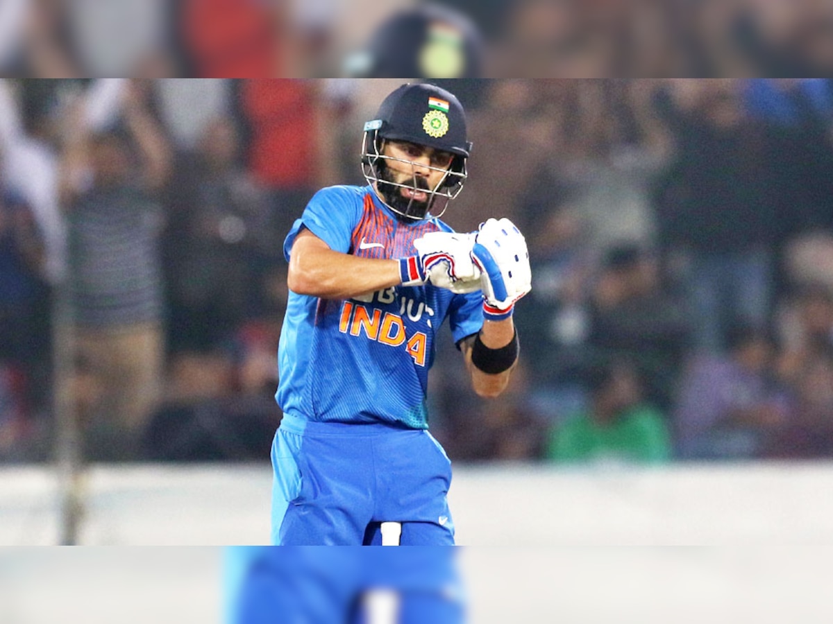 विराट कोहली ने वेस्टइंडीज के खिलाफ पहले टी20 मैच में 94 रन की नाबाद पारी खेली. (फोटो: ANI) 