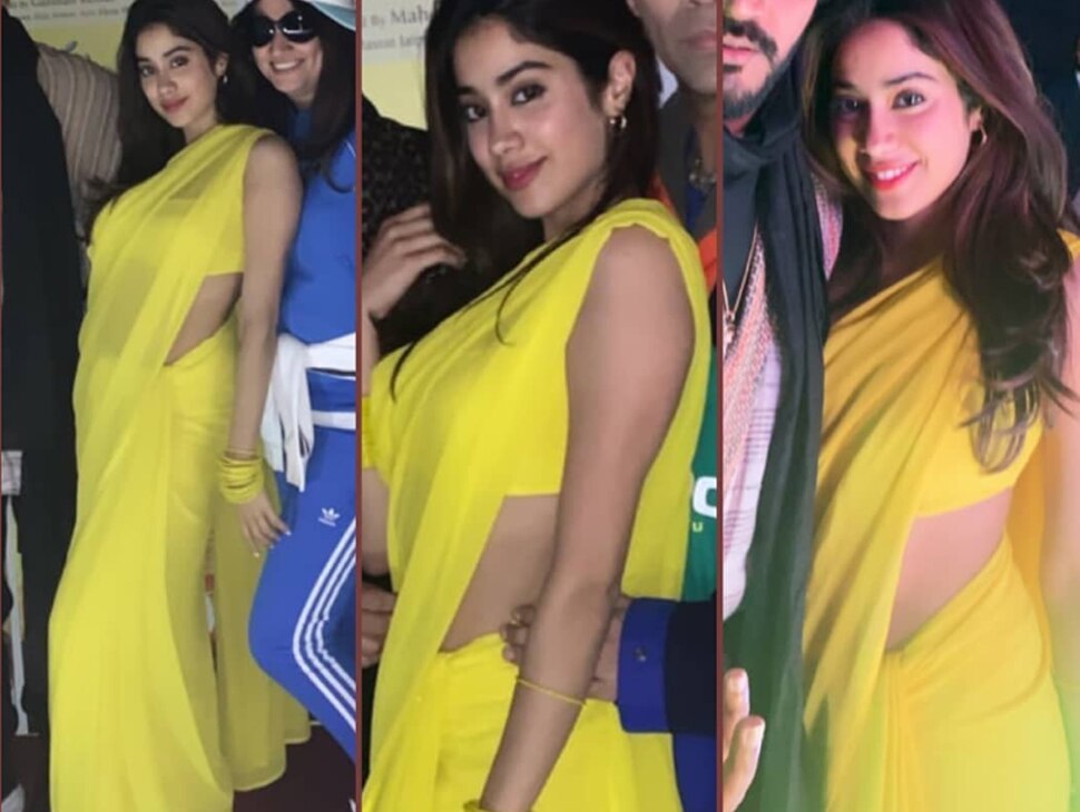 चांदनी के लुक में दिखीं जाह्नवी कपूर Janhvi Kapoor