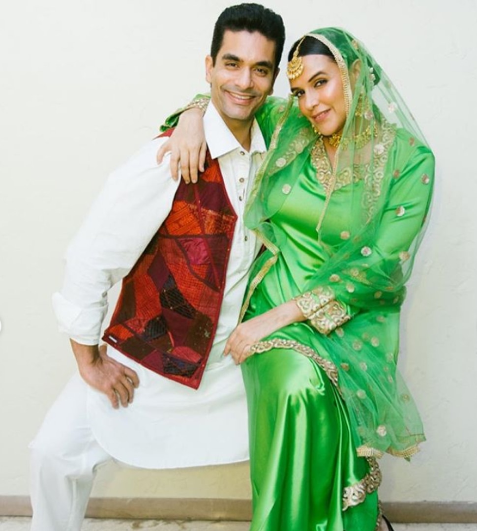 नेहा-अंगद दिखे परफेक्ट कपल Neha dhupia