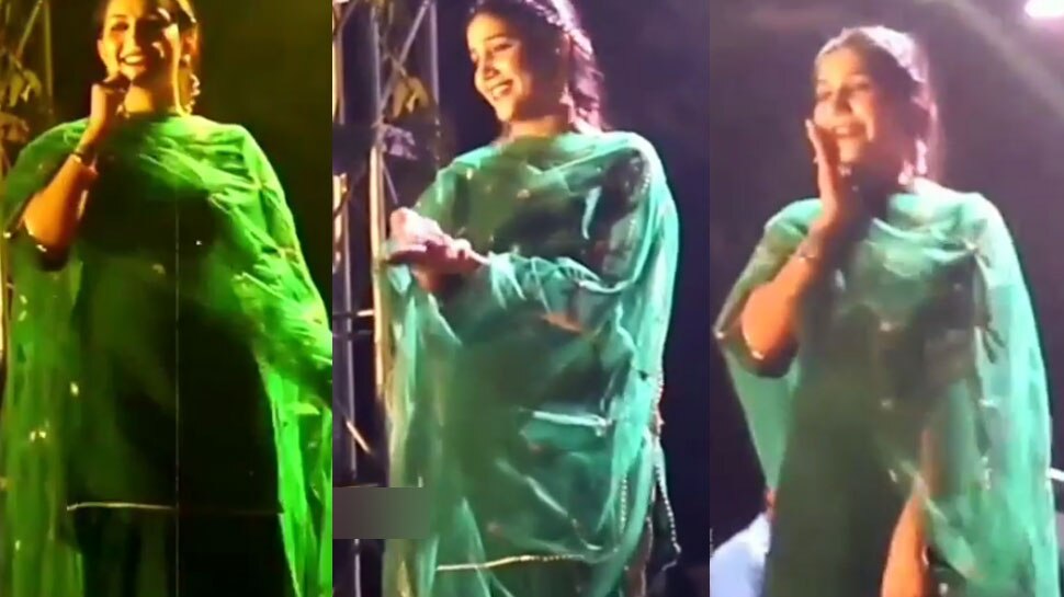 सपना चौधरी ने दिखाईं अपनी नखराली अदांए, सोशल मीडिया पर छा गया VIDEO
