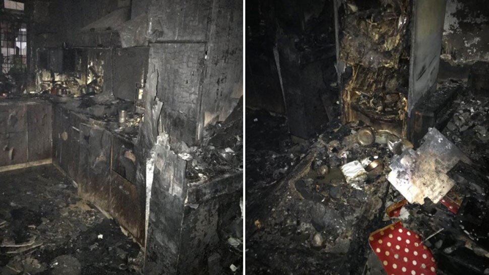 दिल्ली: शालीमार बाग इलाके के एक घर में लगी आग, 3 लोगों की जलकर मौत