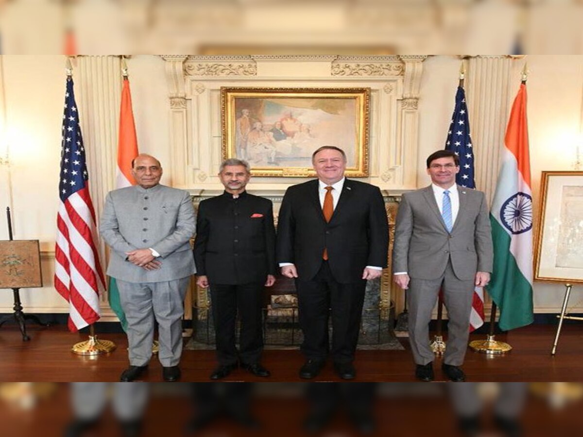 US-भारत 2+2 वार्ता: राजनाथ सिंह बोले, 'PAK द्वारा भारत विरोधी हिंसा को उकसाना शांति में मददगार नहीं'