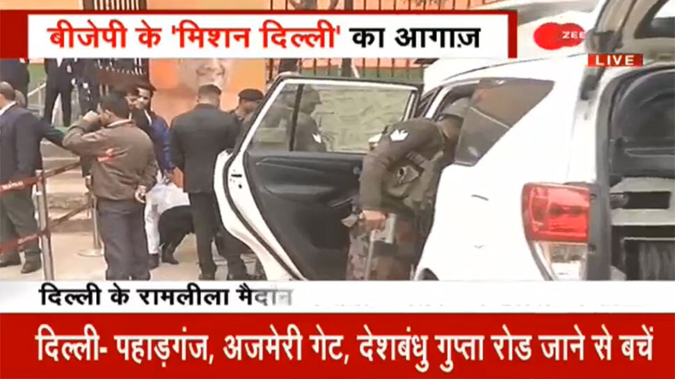 रामलीला मैदान में PM मोदी की रैली, दिल्ली पुलिस ने किए सुरक्षा के अभूतपूर्व इंतजाम