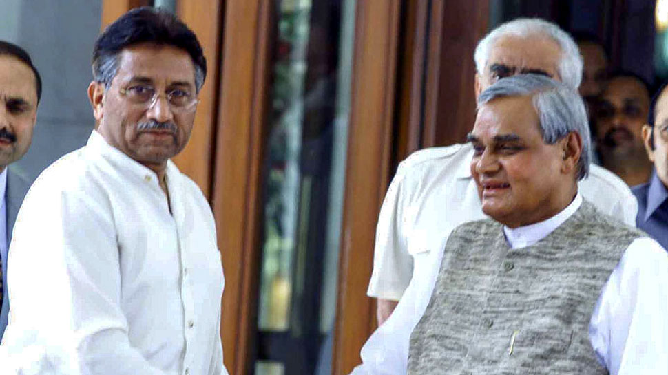 #AtalBihariVajpayee जब अटलजी से मिलने के लिए मुशर्रफ ने तोड़ा प्रोटोकॉल, बंगले के सामने रुकवाया था काफिला