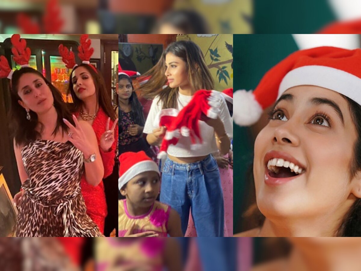 PHOTOS: करीना, जाह्नवी, मौनी से आलिया तक क्रिसमस के रंग में यूं डूबा बॉलीवुड!