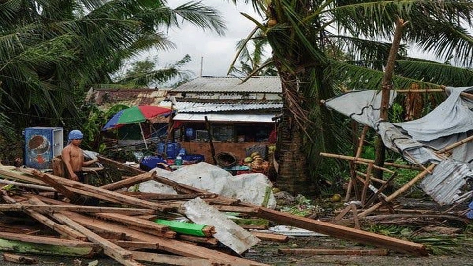 फिलीपींस में फनफोन तूफान ने ली 13 की जान, 38 गांवों में करीब 2,400 लोगों की जिंदगी बुरी तरह तरह प्रभावित