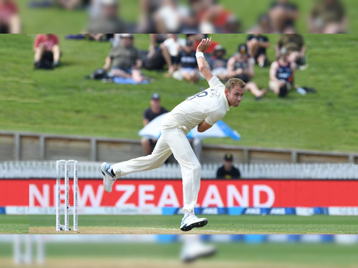  ब्रॉड ने सेंचुरियन टेस्ट में दक्षिण अफ्रीका को बड़ा स्कोर बनाने से रोकने में अहम भूमिका निभाई.  (फोटो: Reuters)