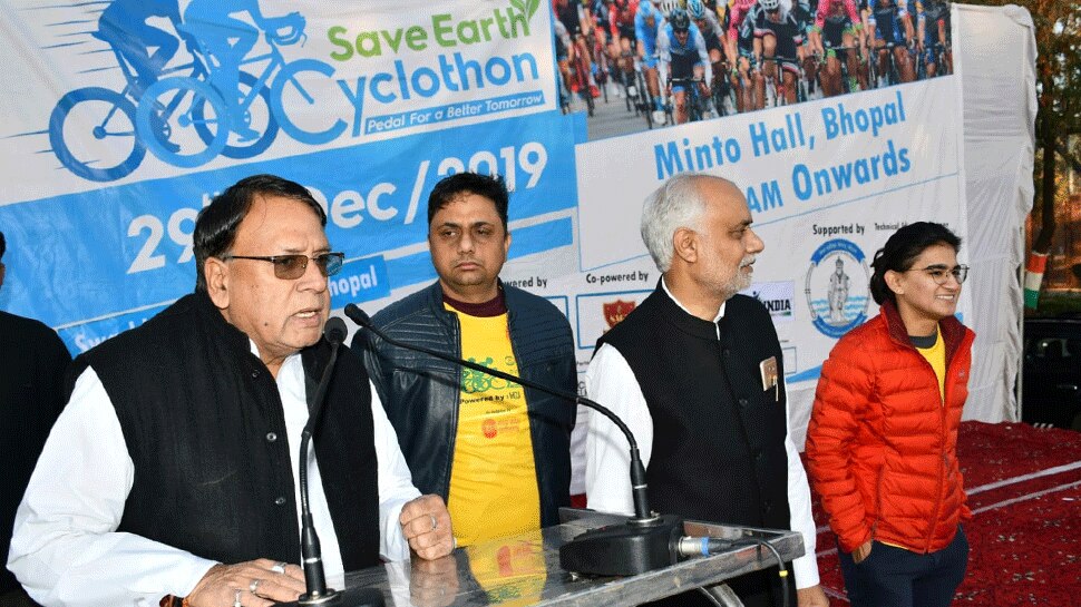 भोपाल में Save Earth Cyclothon का आयोजन, स्वच्छ भोपाल स्वस्थ भोपाल का दिया संदेश