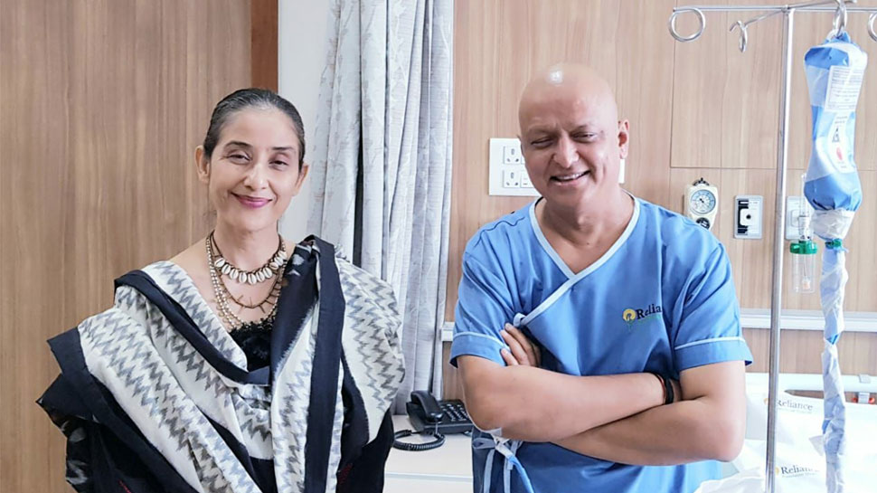 बीजेपी सांसद अनिल बलूनी से मिलने पहुंचीं अभिनेत्री मनीषा कोइराला, जाना हालचाल