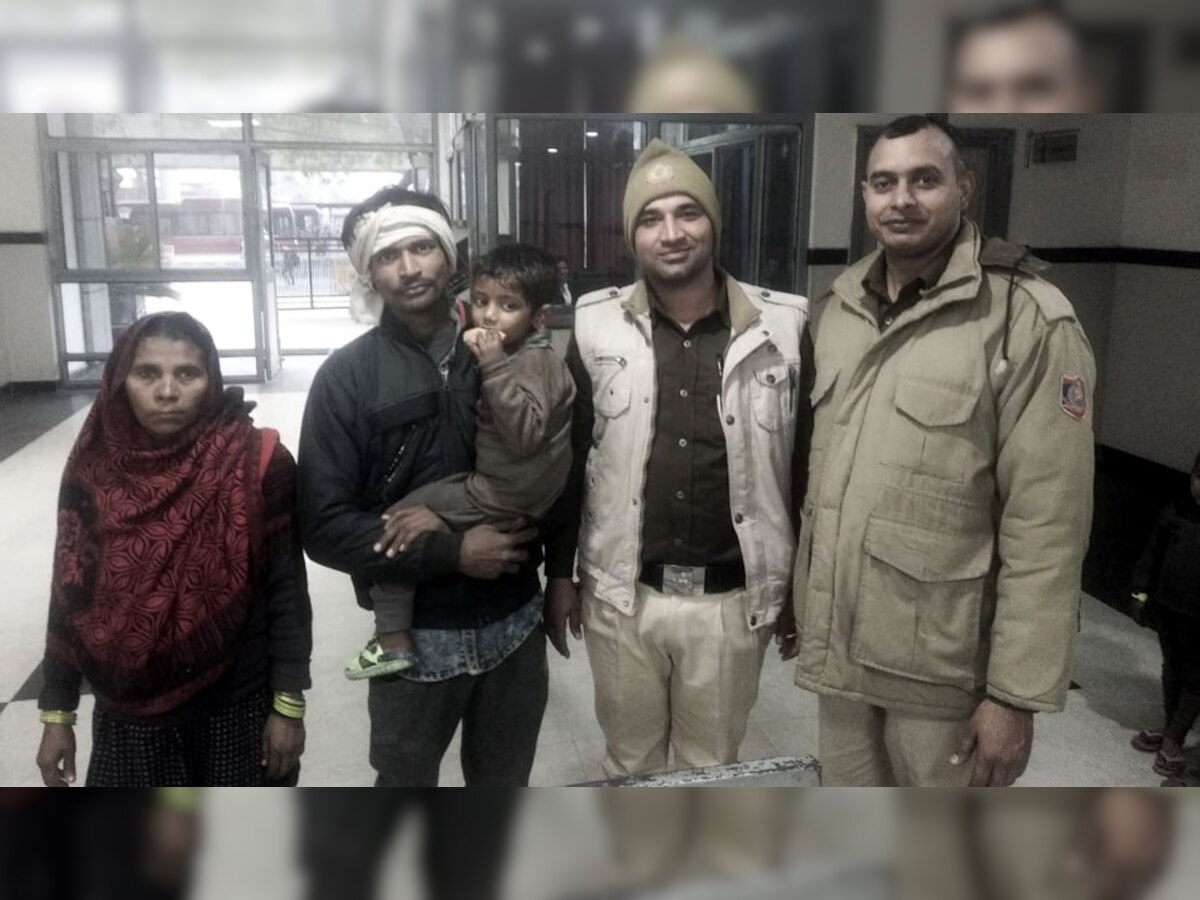 दिल्ली: पांच घंटे के भीतर पुलिस ने तीन साल के बच्चे को माता-पिता से मिलवाया