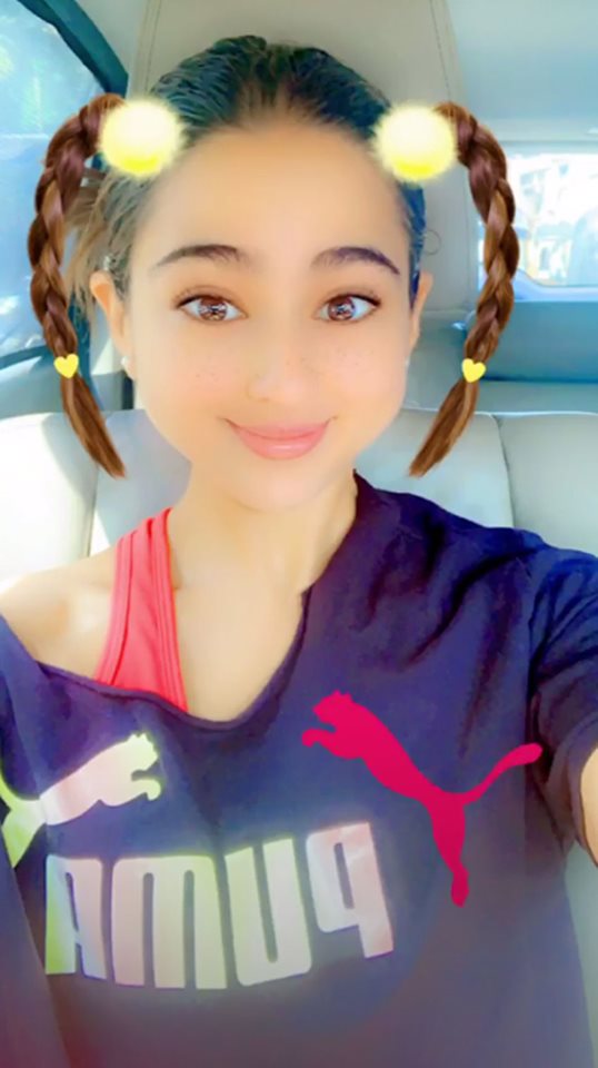 पहले शेयर की थीं बेबी फिल्टर वाली फोटो Sara Ali Khan