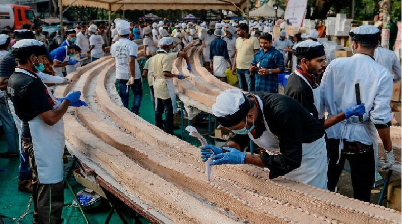 केरल में बना दुनिया का सबसे लम्बा केक, चीन का रिकॉर्ड टूटा