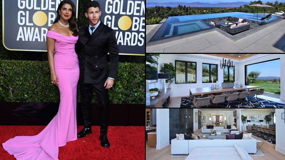 जिम, मूवी स्क्रीन और बास्केट बॉल कोर्ट Priyanka Chopda And Nick Jonas