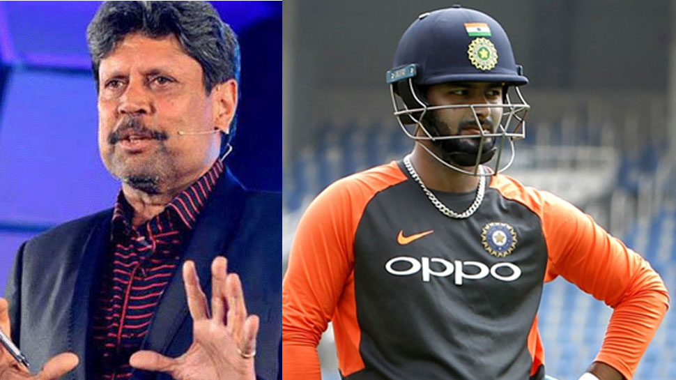 Kapil Dev says, Rishabh Pant has to silence his critics himself | पंत के टीम से बाहर रहने पर बोले कपिल देव, 'उनके पास अब बचा है यही रास्ता' | Hindi News, क्रिकेट