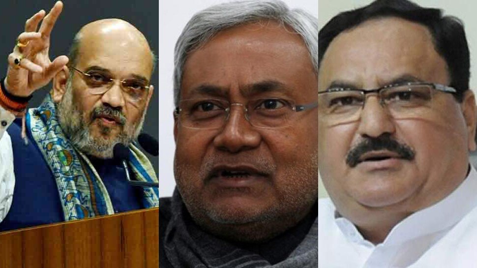 Amit shah and nitish kumar together share platform in Delhi | दिल्ली चुनाव:  एक मंच पर दिखेगी NDA की ताकत, शाह-नीतीश, नड्डा करेंगे जनसभा | Hindi News,  बिहार एवं झारखंड