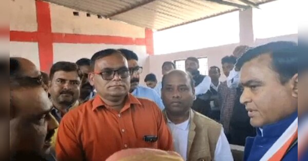 datia pashupalan mantri lakhan singh yadav gaushala inauguration ...