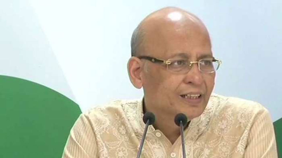 congress spokesperson and senior advocate abhishek singhvi pet azlan ...