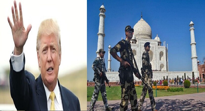 ताजनगरी आगरा में अमेरिकी राष्ट्रपति के आगमन से पहले भव्य तैयारियां जारी