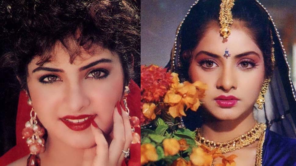 Рам и дивия. Дивья Бхарти и айшвария рай. Tujhe na Dekhu to Chain Rang Divya Bharti.