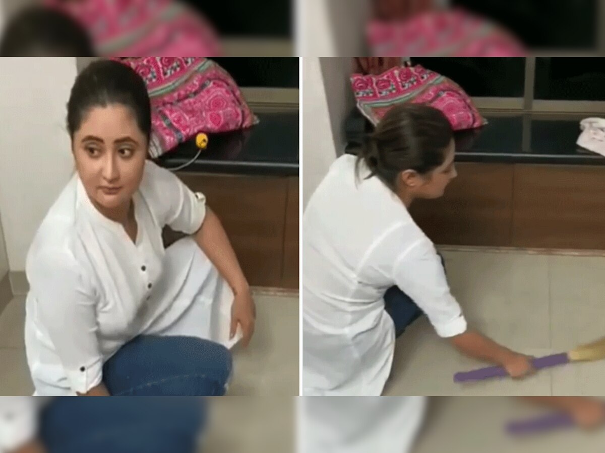 Entertainment News: झाड़ू लगाने का VIDEO शेयर करके ट्रोल हुईं Rashami Desai, लोगों ने किए मजेदार सवाल