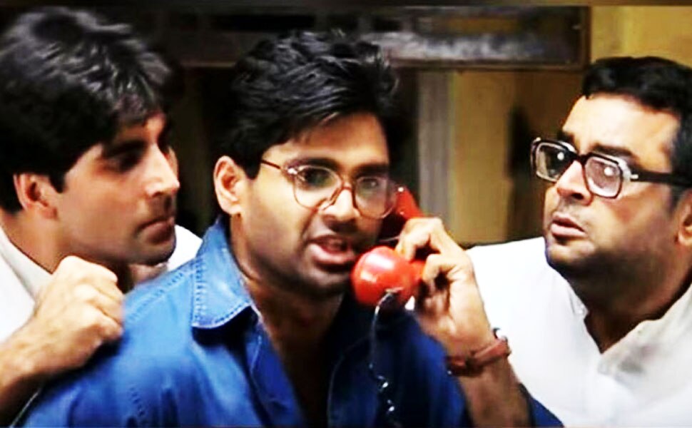 फिल्म में पहले थे संजय दत्त Hera Pheri