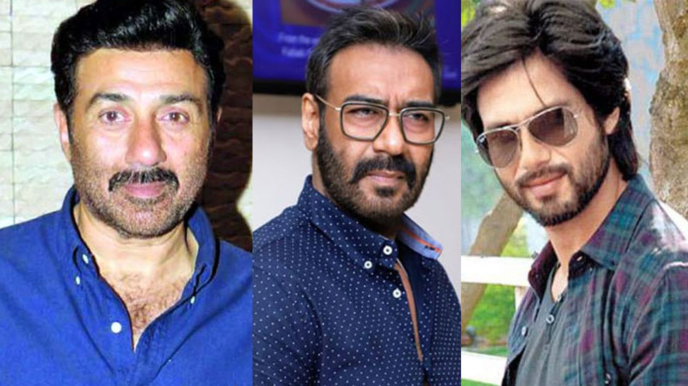 सनी देओल, शाहिद कपूर और अजय देवगन bollywood stars
