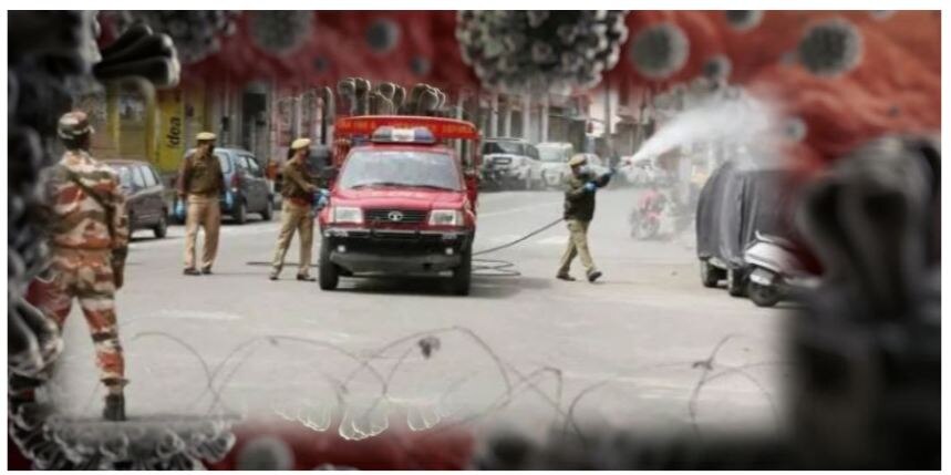 कश्मीर में कोरोना का खतरा बढ़ा, मूवमेंट पर सख्ती से रोक, 25 गांव रेड जोन में आए