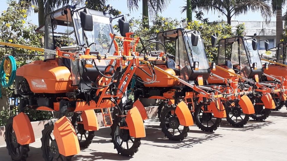 तीर्थ एग्रो कंपनी ने नगर निगम को 18 मशीन दान की. Rajkot